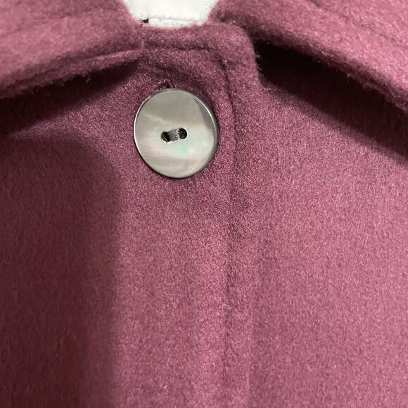 Pure Jill Faux Suede Long Shirt Jacket Size L Bayberry Buttons Fleece Ultra Soft - Picture 5 of 12